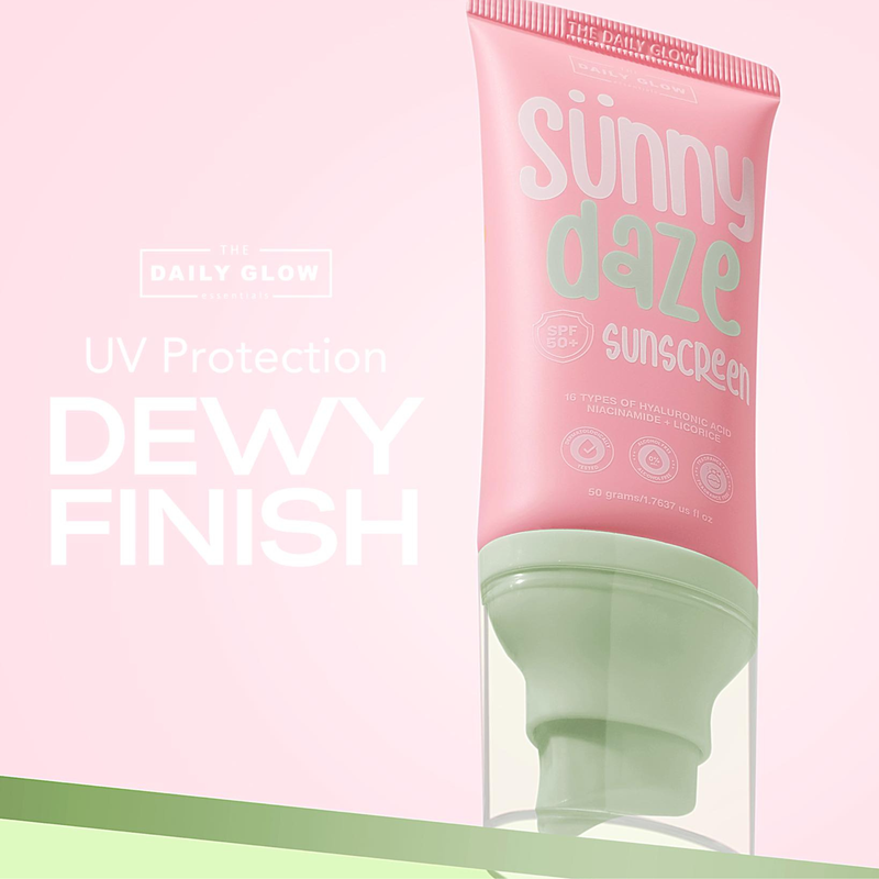 The Daily Glow Sunny Daze Sunscreen SPF50