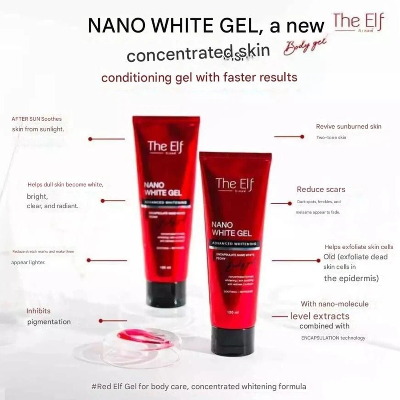The Elf Nano White Gel Advanced Whitening Body Gel 120ml