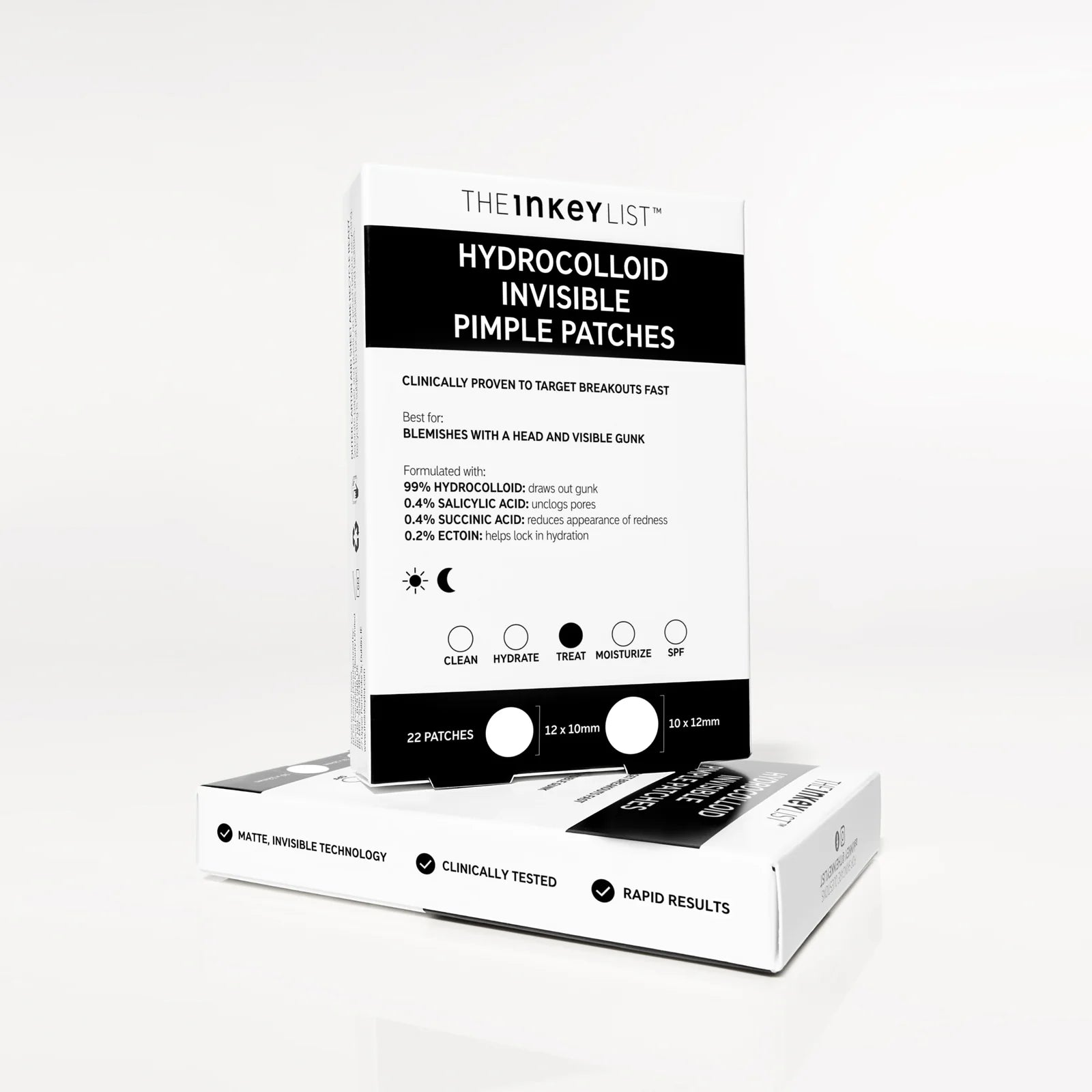 The Inkey List Hydrocolloid Invisible Pimple Patches 22 Patches | Acne Spot Treatment, Patches and Nose Strips The Inkey List Hydrocolloid Invisible Pimple Patches 22 Patches | Acne Spot Treatment, Patches and Nose Strips