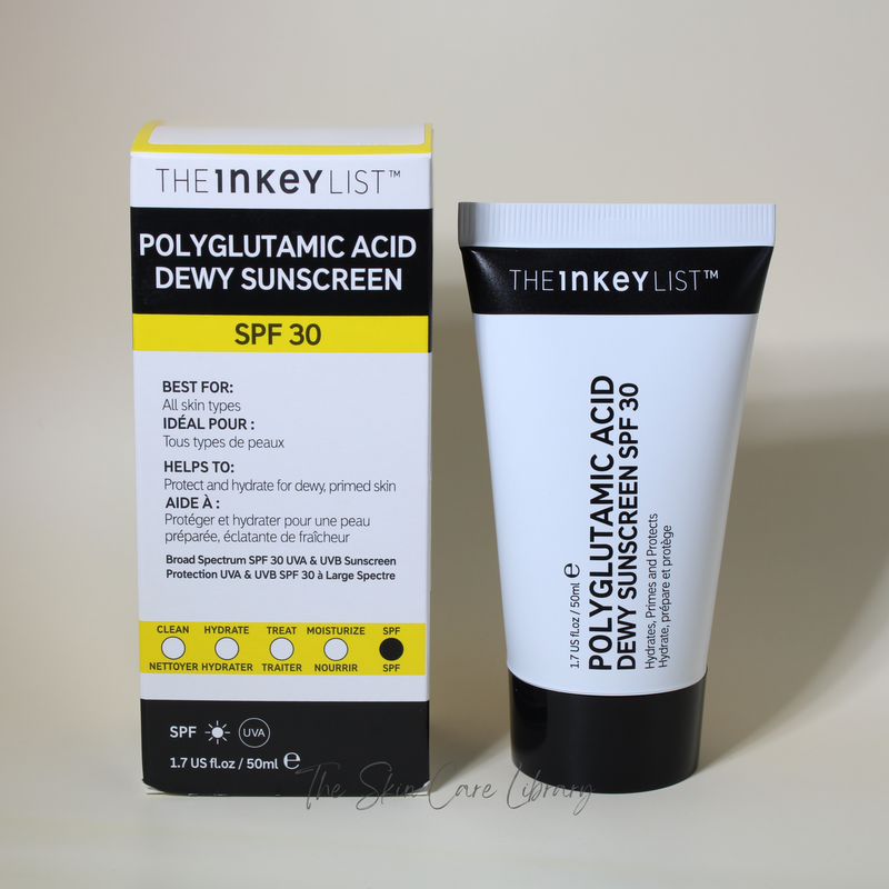 The Inkey List Polyglutamic Acid Dewy Sunscreen SPF30 50ml