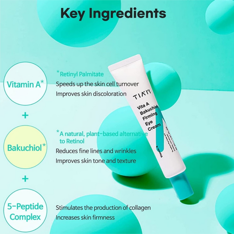 Tia'm Vita A Bakuchiol Firming Eye Cream 30ml
