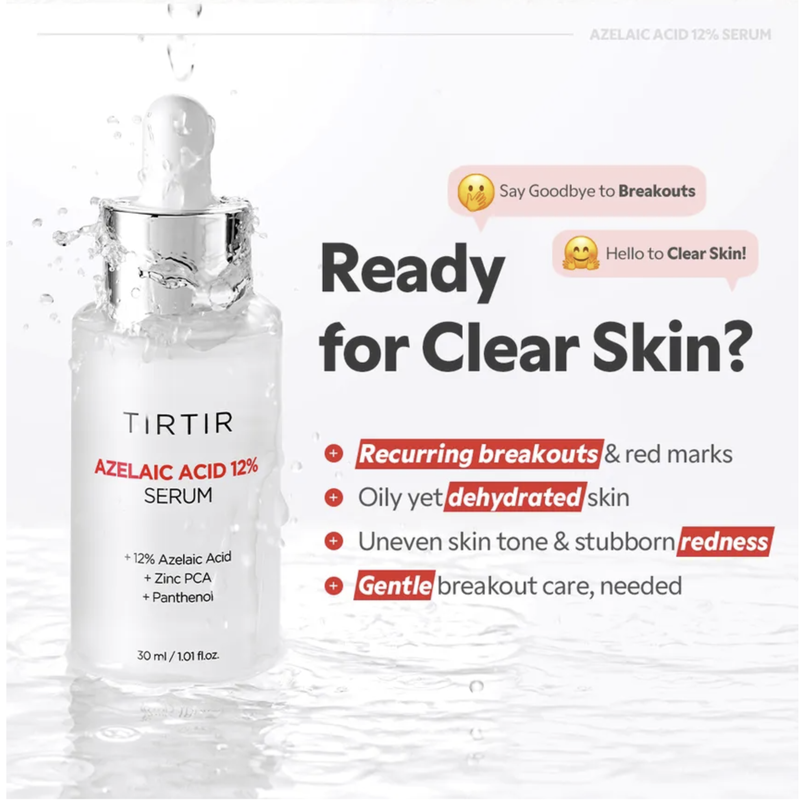 TIRTIR Azelaic Acid 12% Serum 30ml