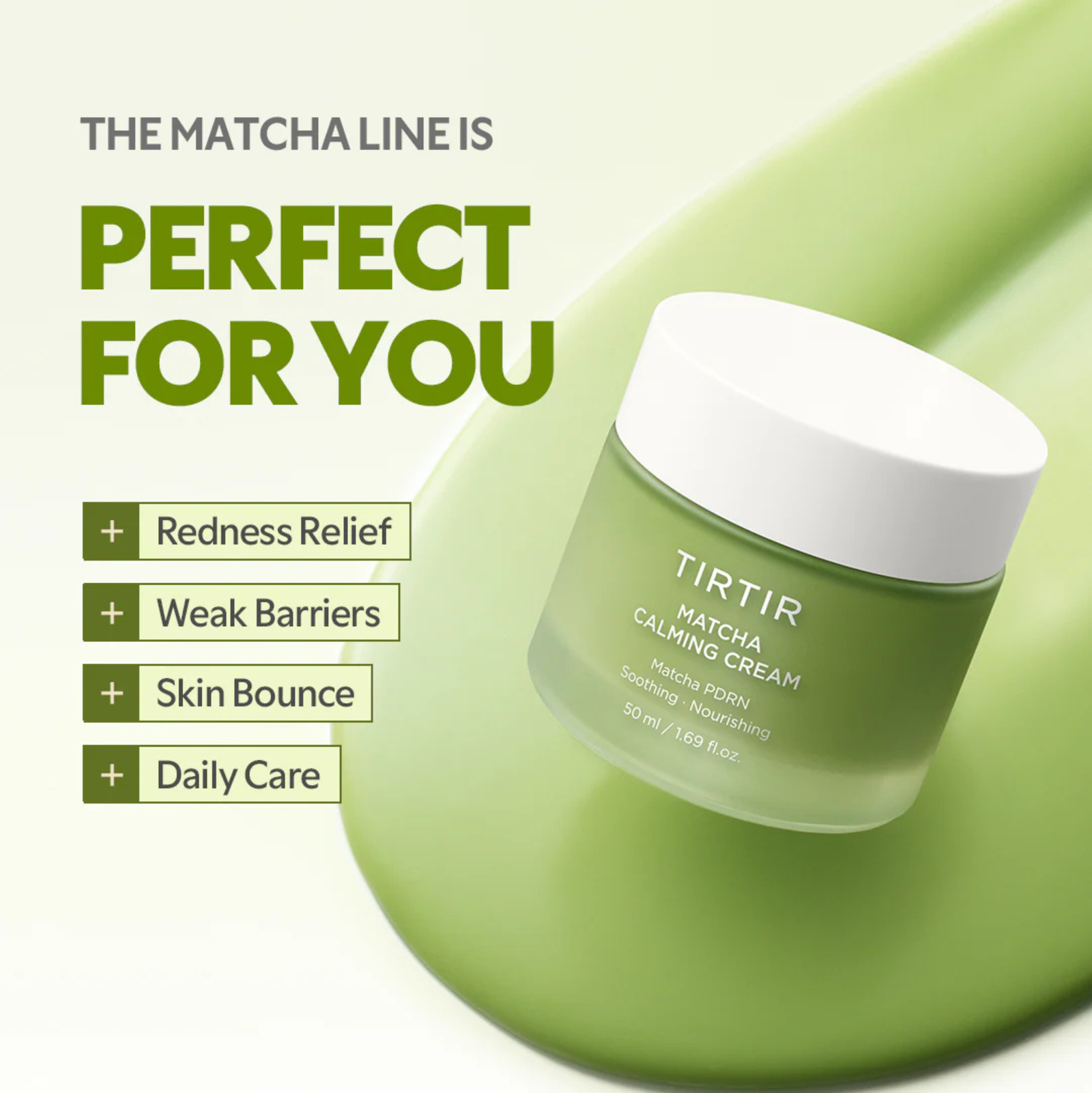 Tirtir Matcha Calming Cream 50ml | Moisturizers Tirtir Matcha Calming Cream 50ml | Moisturizers
