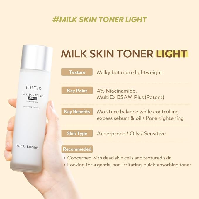 TIRTIR Milk Skin Toner Light Refreshing Skin 150ml