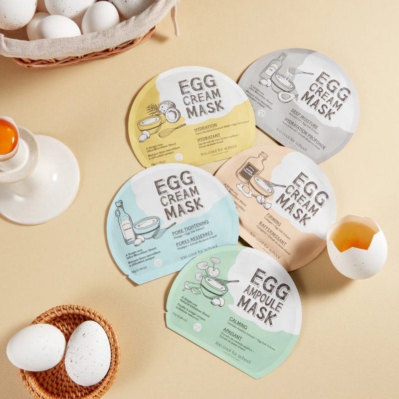 Too Cool for School Egg Cream Mask Pore Tightening 1pc