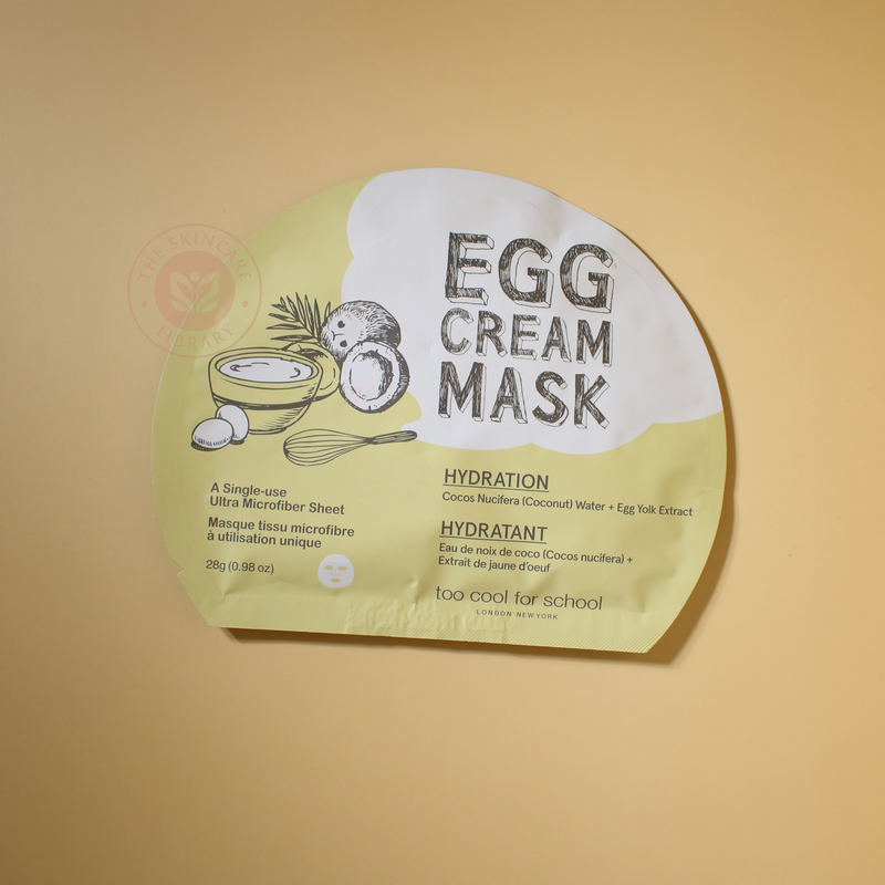 Too Cool for School Egg Cream Mask Hydration 1pc