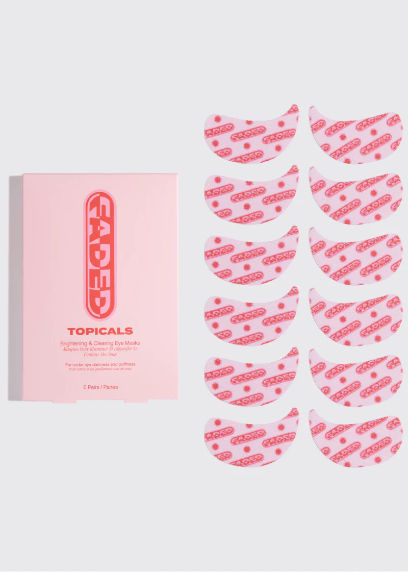 Topicals Faded Under Eye Masks (6 Pairs)