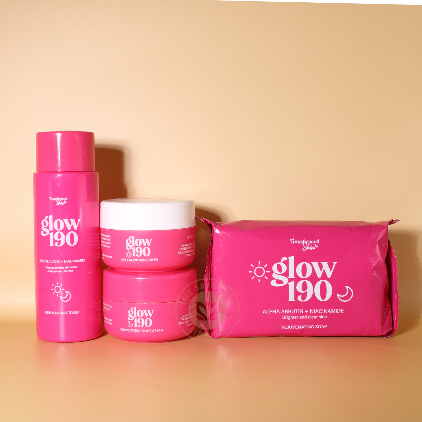 Transformed Skin Glow 190 Rejuvenating Set | Set and Kit Transformed Skin Glow 190 Rejuvenating Set | Set and Kit