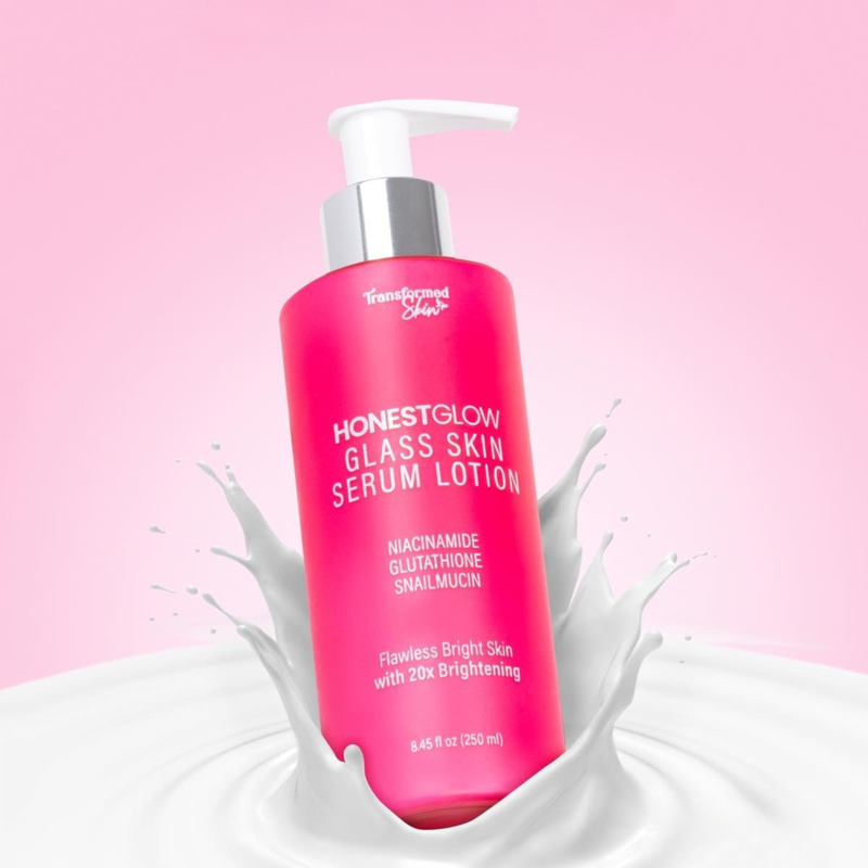 Transformed Skin HonestGlow Glass Skin Serum Lotion SPF50 250ml