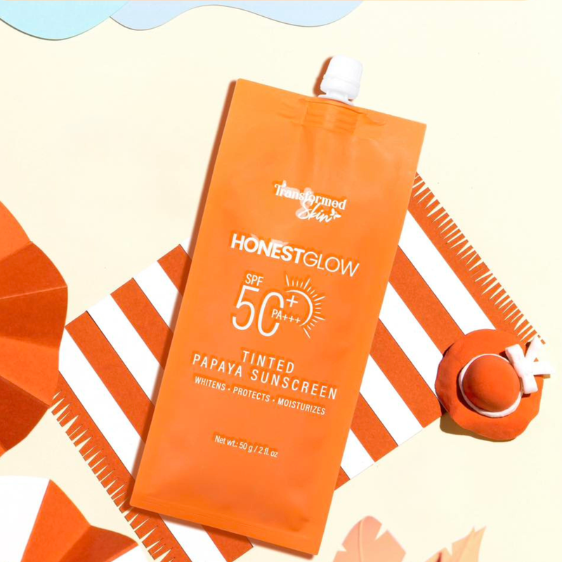 Transformed Skin HonestGlow Tinted Papaya Sunscreen SPF50 50g