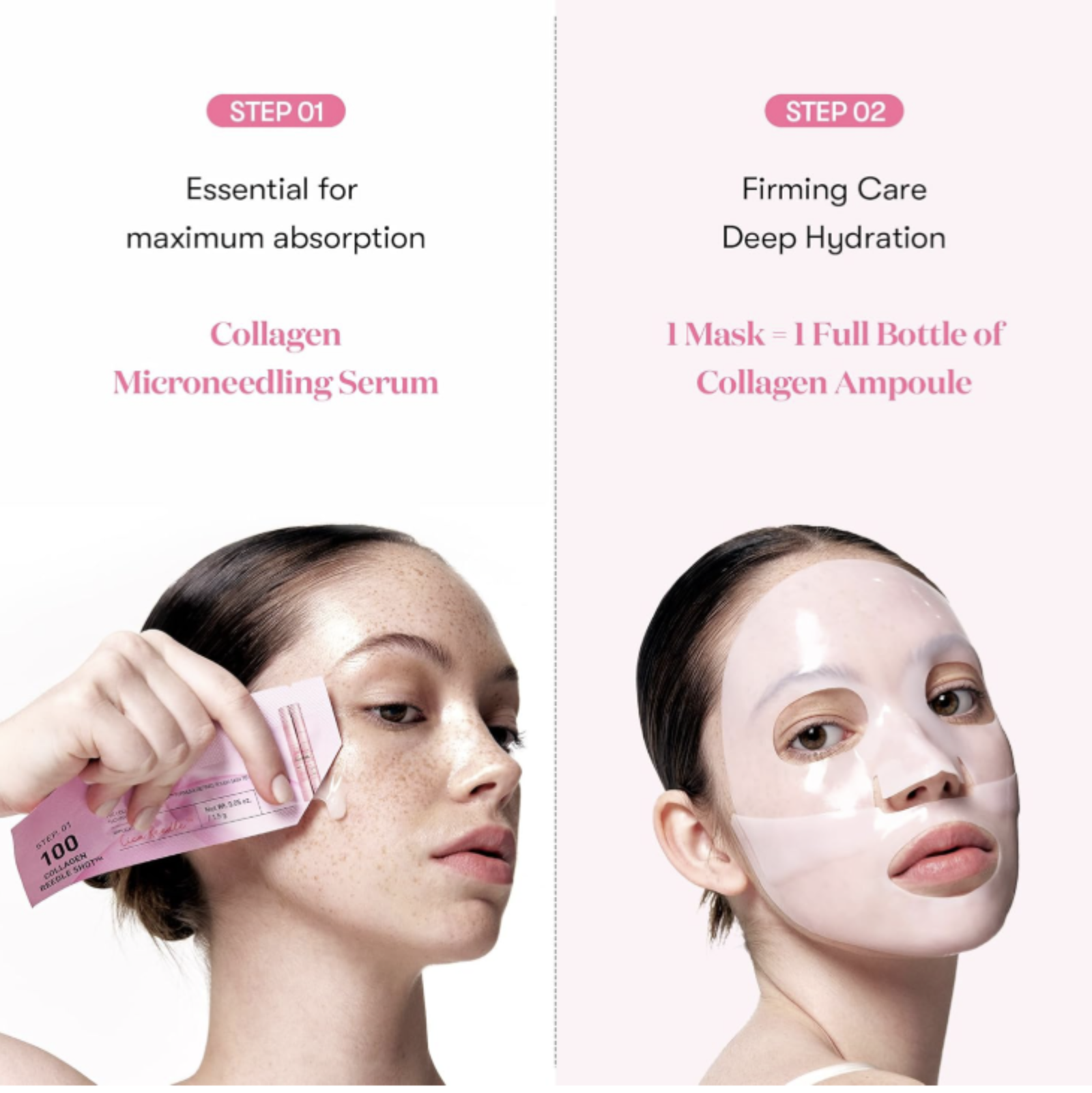 VT Cosmetics Collagen Reedle Shot 100 2Step Hydrogel Mask 1pc | Sheet Mask VT Cosmetics Collagen Reedle Shot 100 2Step Hydrogel Mask 1pc | Sheet Mask