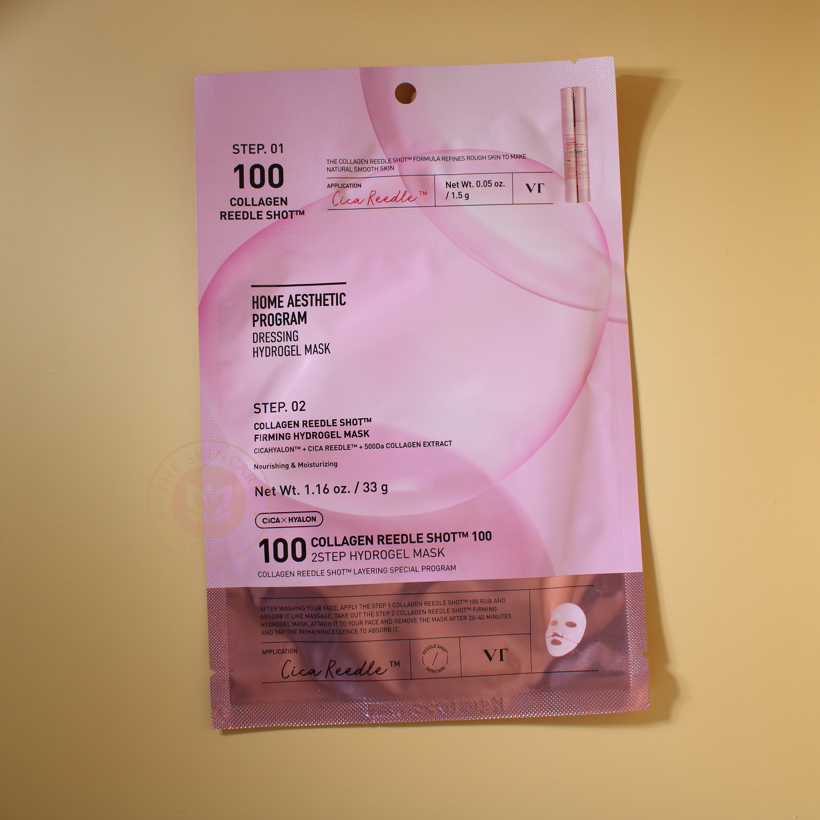 VT Cosmetics Collagen Reedle Shot 100 2Step Hydrogel Mask 1pc | Sheet Mask VT Cosmetics Collagen Reedle Shot 100 2Step Hydrogel Mask 1pc | Sheet Mask