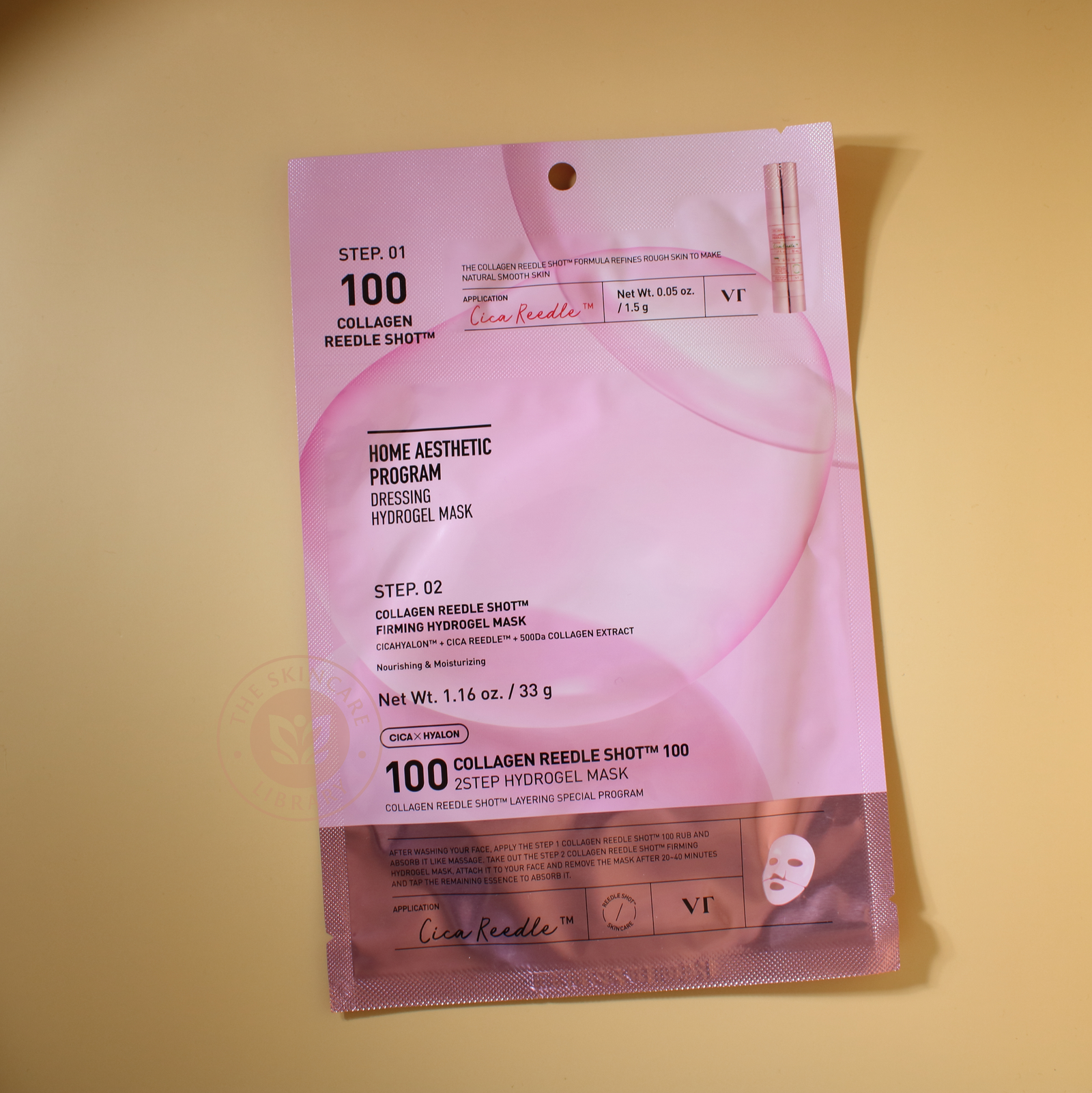 VT Cosmetics Collagen Reedle Shot 100 2Step Hydrogel Mask 1pc | Sheet Mask VT Cosmetics Collagen Reedle Shot 100 2Step Hydrogel Mask 1pc | Sheet Mask