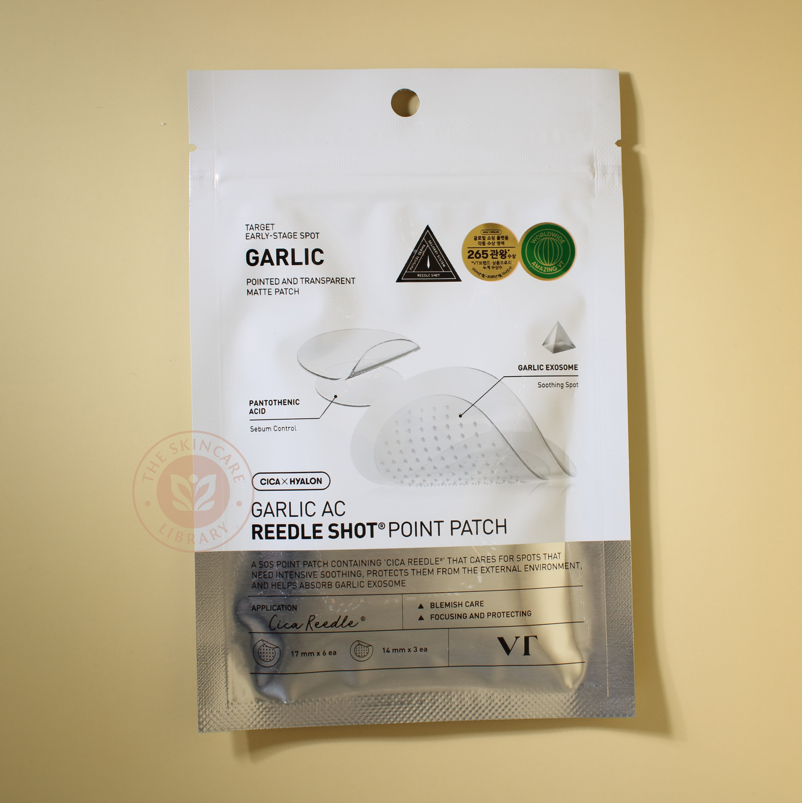 VT Cosmetics Garlic AC Reedle Shot Point Patch 9 Patches | Acne Spot Treatment, Patches and Nose Strips
