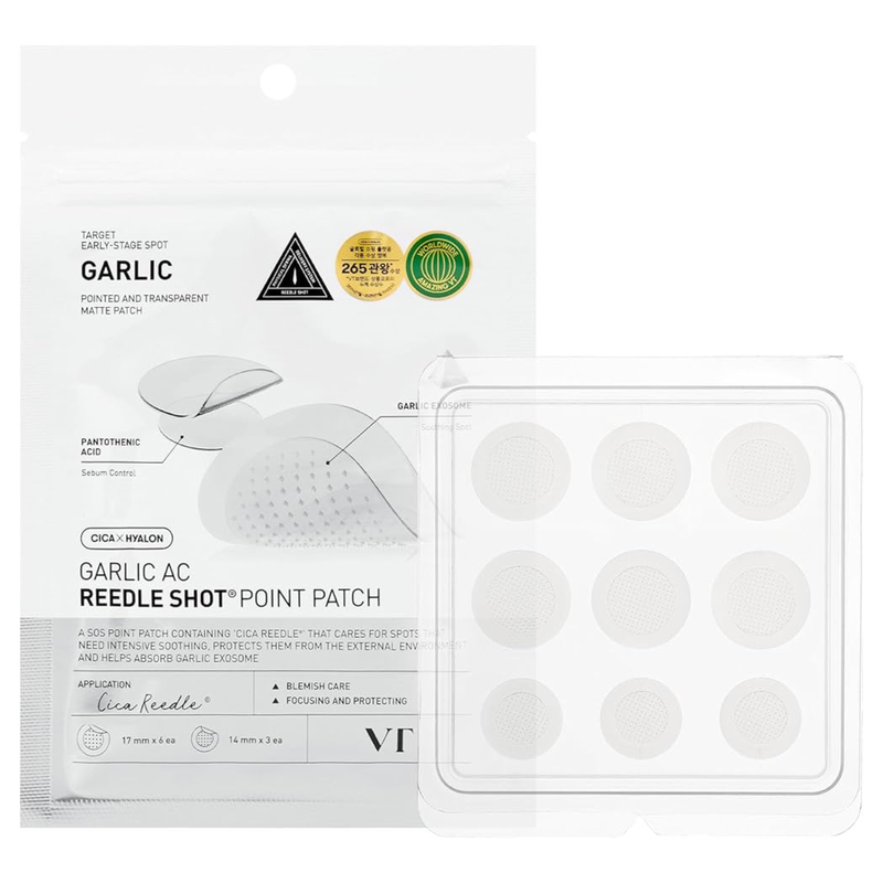 VT Cosmetics Garlic AC Reedle Shot Point Patch 9 Patches