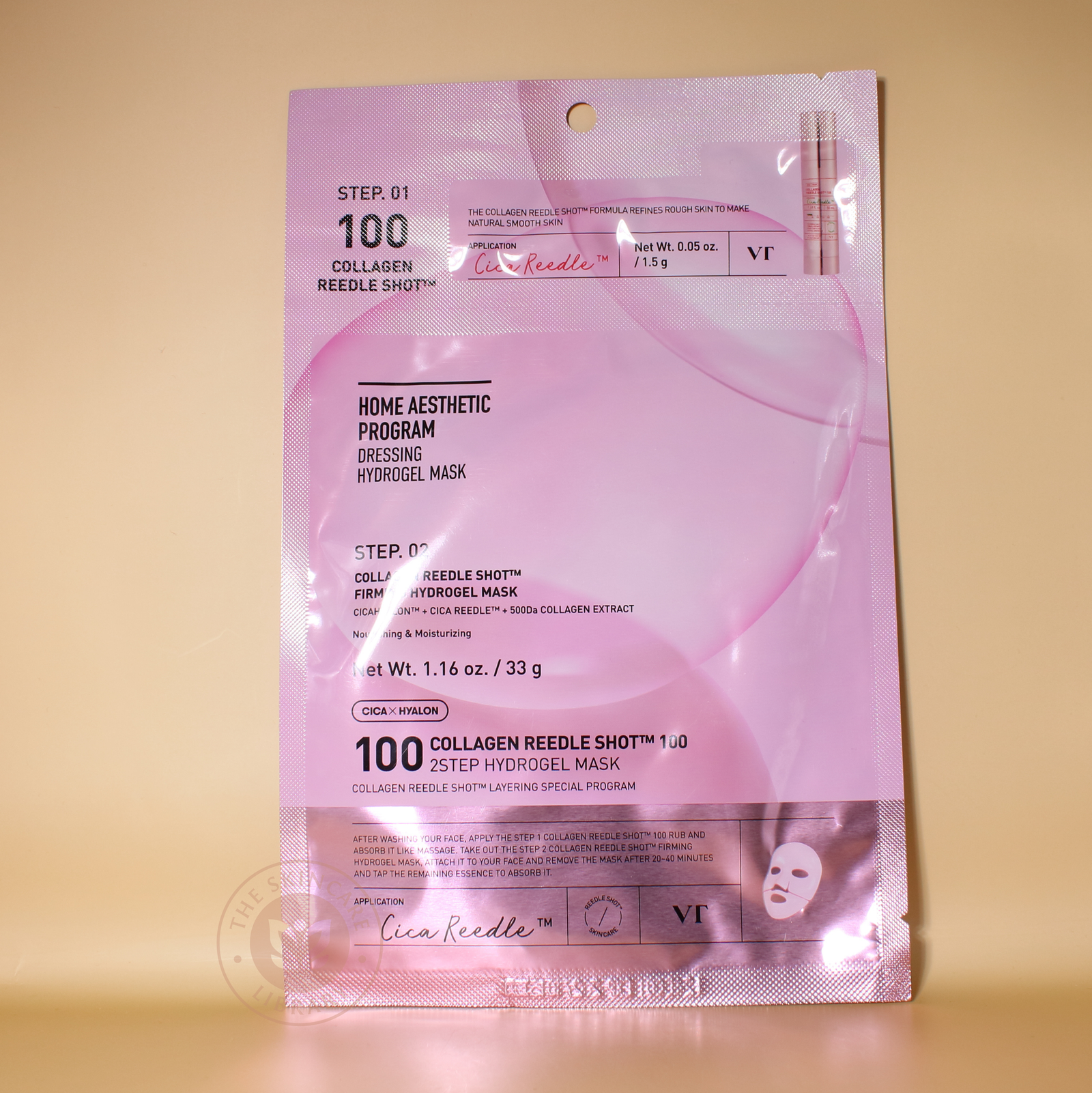 VT Cosmetics Collagen Reedle Shot 100 2Step Hydrogel Mask 1pc | Sheet Mask
