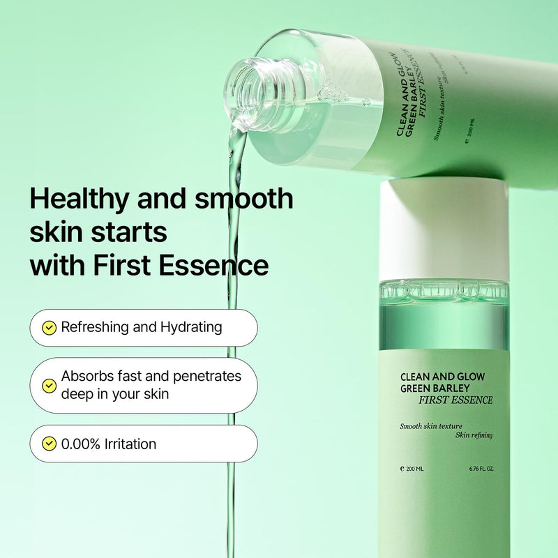 Veganifect Clean and Glow Green Barley First Essence 200ml