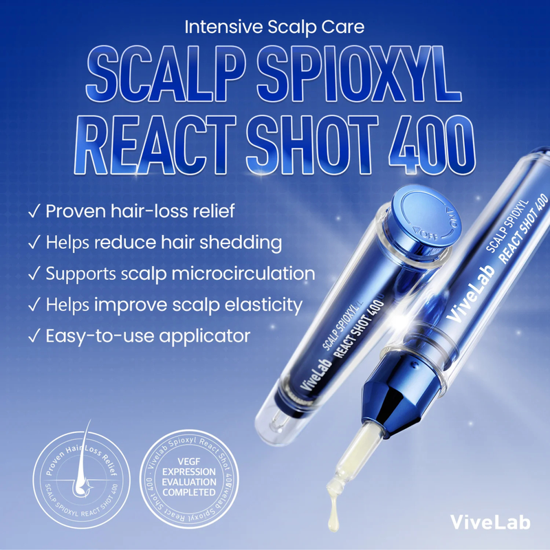 ViveLab Scalp Spioxyl React Shot 400 15ml