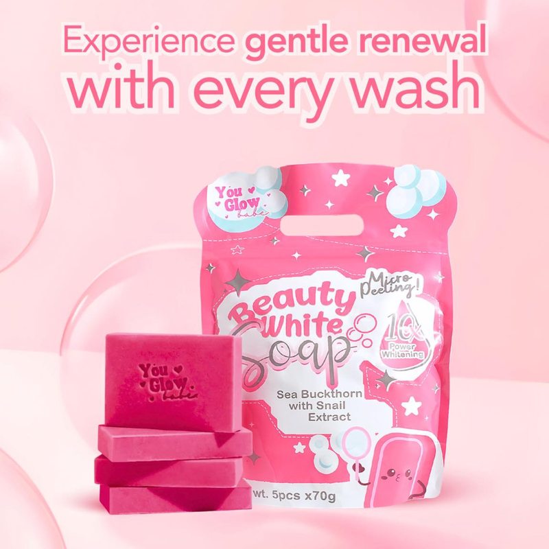 You Glow Babe Beauty White Soap 70g x 5pcs.