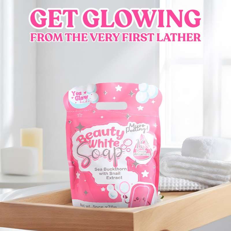 You Glow Babe Beauty White Soap 70g x 5pcs.