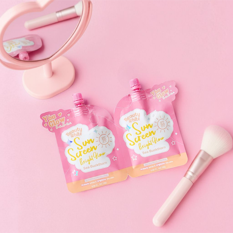 You Glow Babe Beauty White Sunscreen Bright Glow SPF50 25g