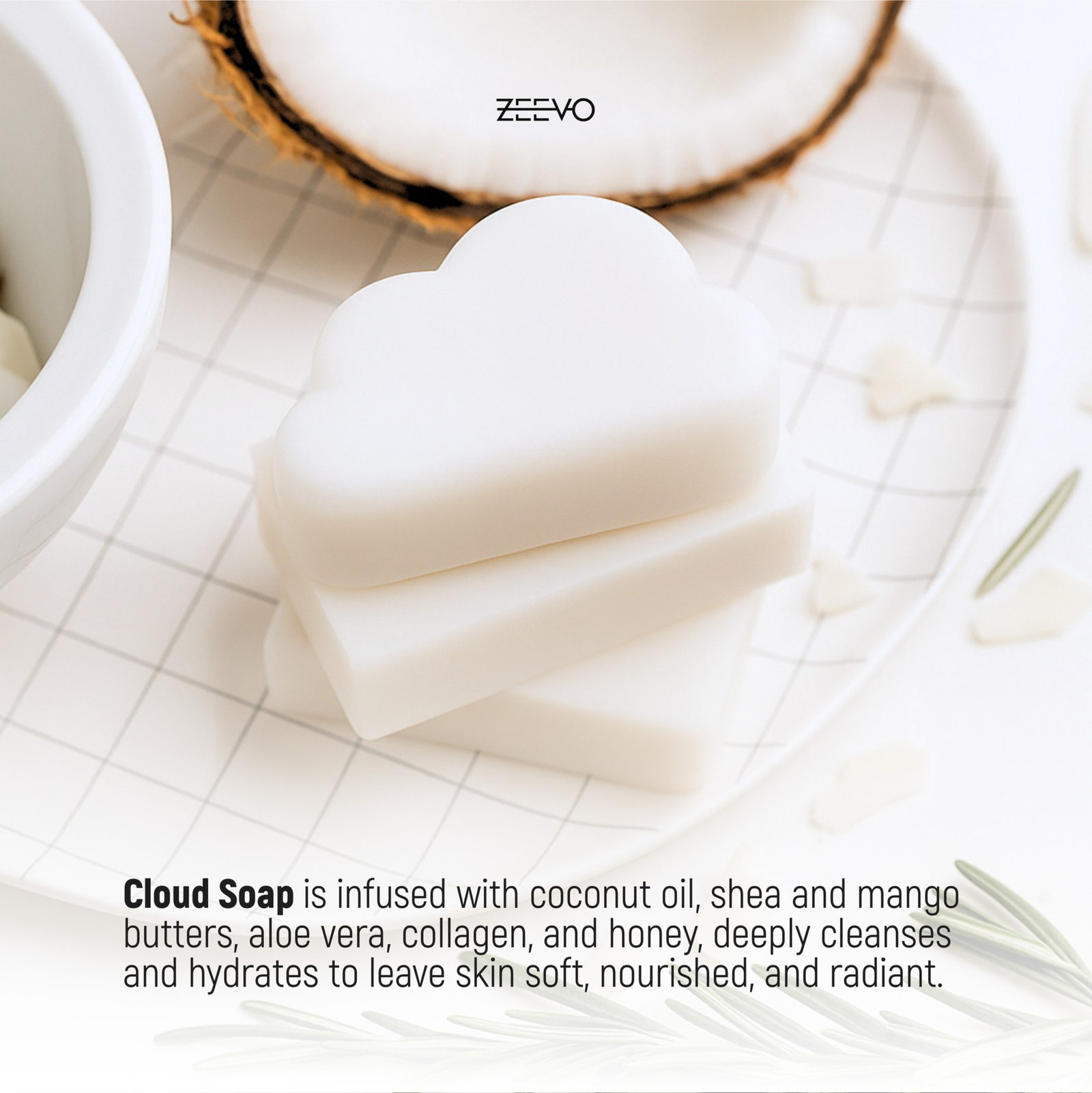 Zeevo Cloud Soap 70g x 2pcs | Soap Zeevo Cloud Soap 70g x 2pcs | Soap