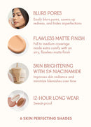 blk Cosmetics Airy Matte Cushion Foundation SPF15 14g