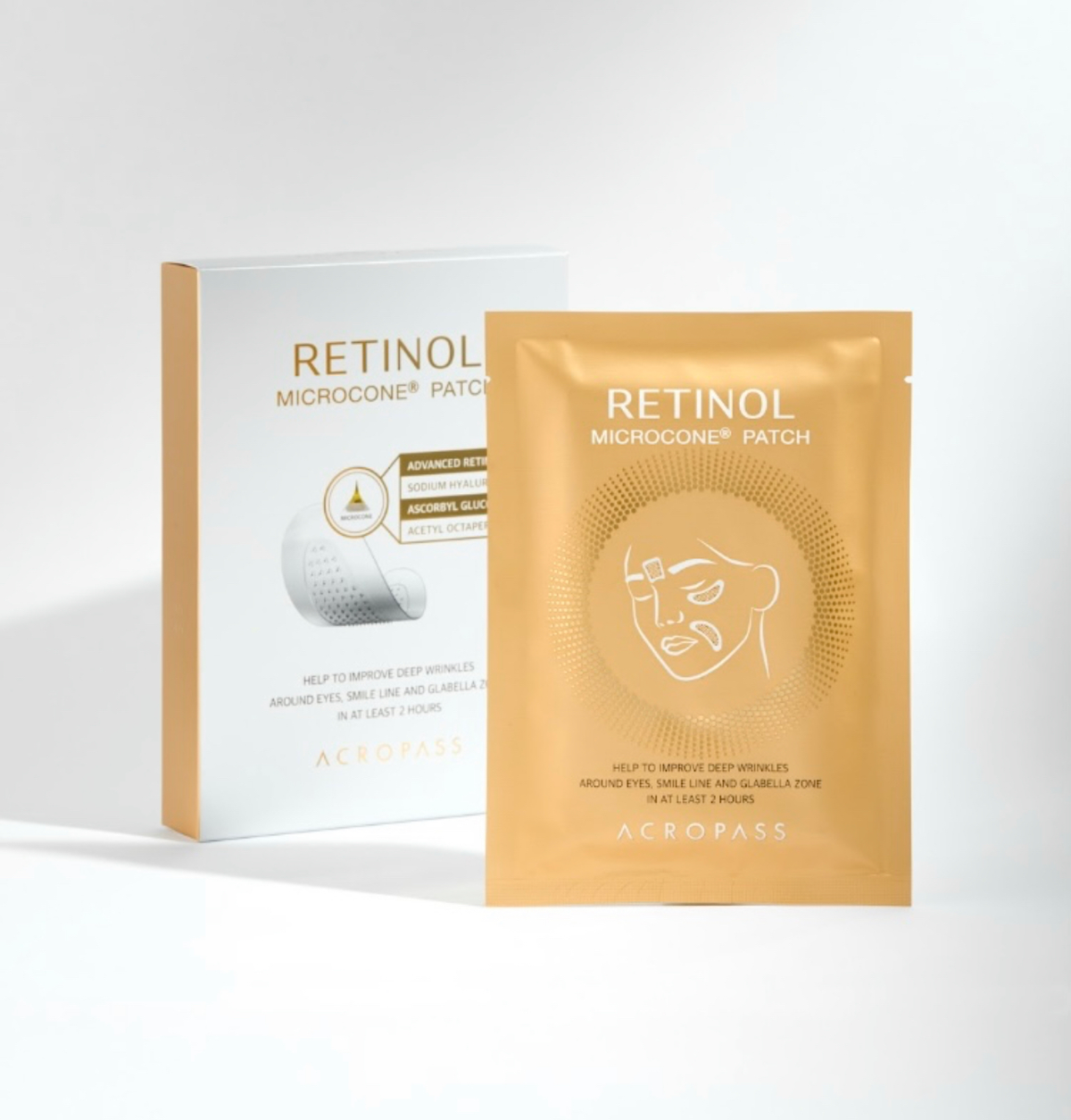 Acropass Retinol Microcone Patch 3 patches x 4 sets