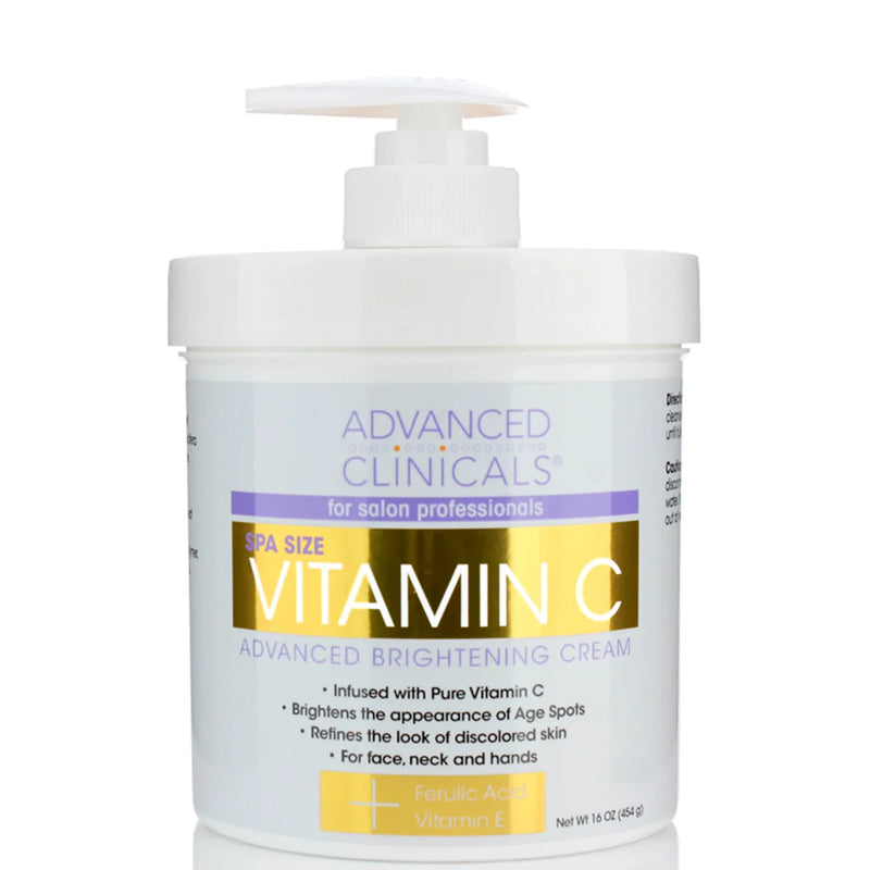 Advanced Clinicals Vitamin C Brightening Cream 454g