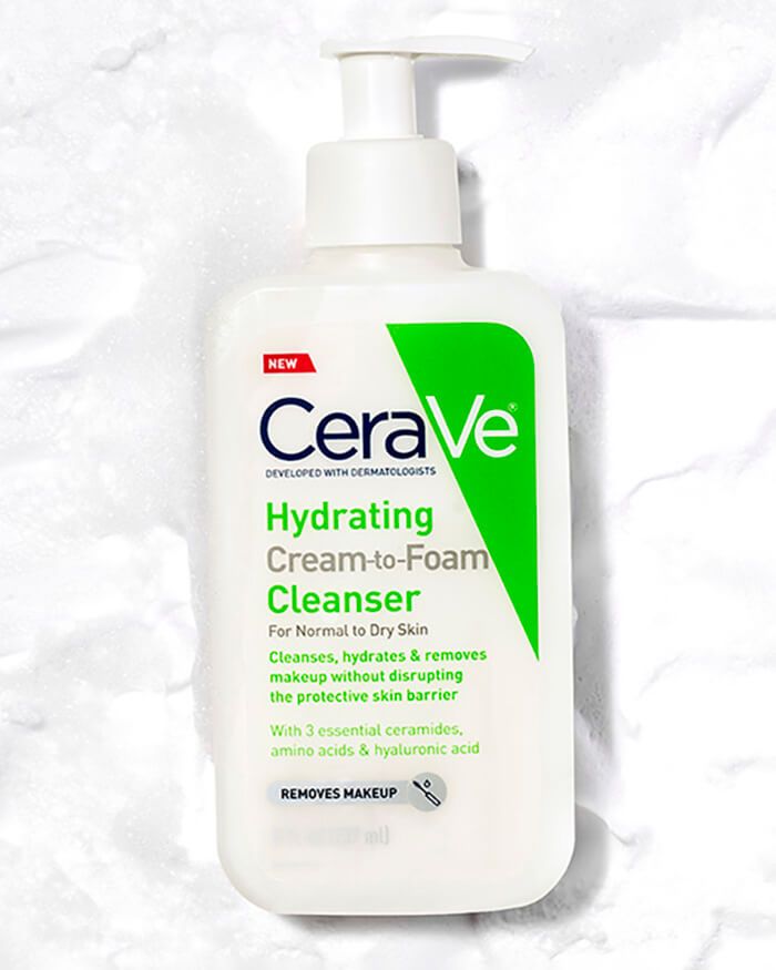 CeraVe Hydrating Cream-to-Foam Cleanser 473ml