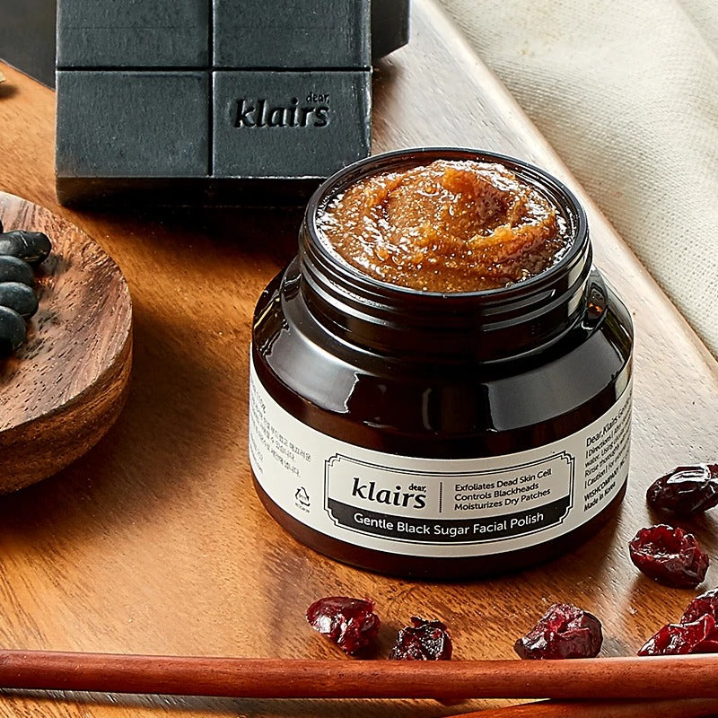 Dear, Klairs Gentle Black Sugar Facial Polish 110g | Lip and Face Scrub Dear, Klairs Gentle Black Sugar Facial Polish 110g | Lip and Face Scrub