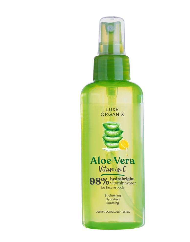 Luxe Organix Aloe Vera Vitamin C Hydrabright Vitamin Water 150ml