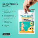 Luxe Organix Gentle Peeling Foot Mask 1 Pair