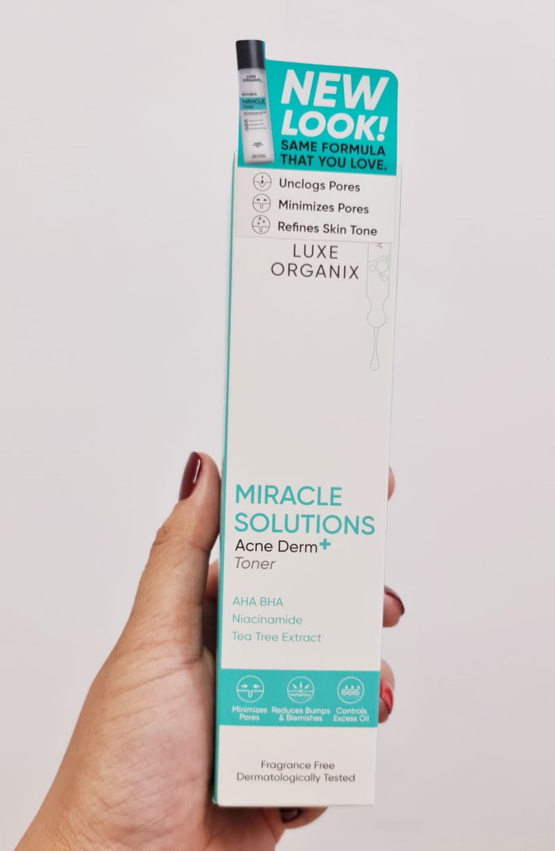 Luxe Organix Miracle Solutions Acne Derm+ Toner 150ml