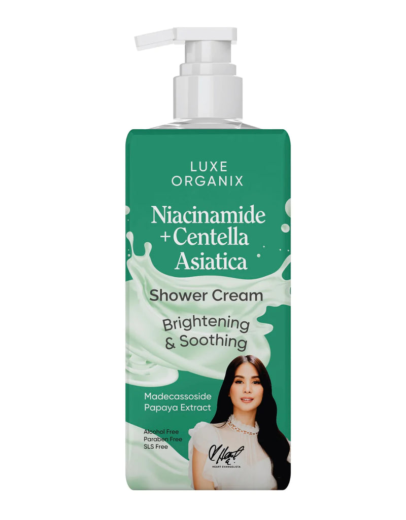 Luxe Organix Niacinamide + Centella Asiatica Shower Cream 400ml