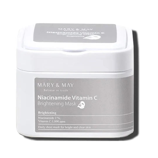 Mary & May Niacinamide Vitamin C Brightening Mask Pack (30 Sheets)