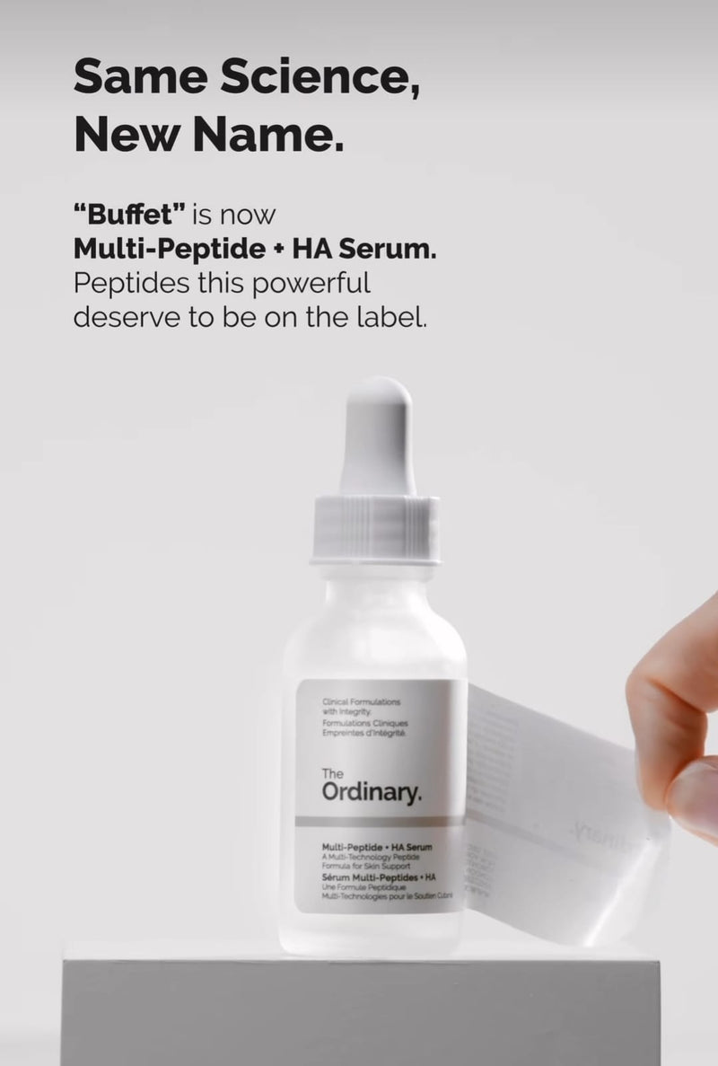 The Ordinary Multi-Peptide + HA Serum (Formerly The Ordinary Buffet)
