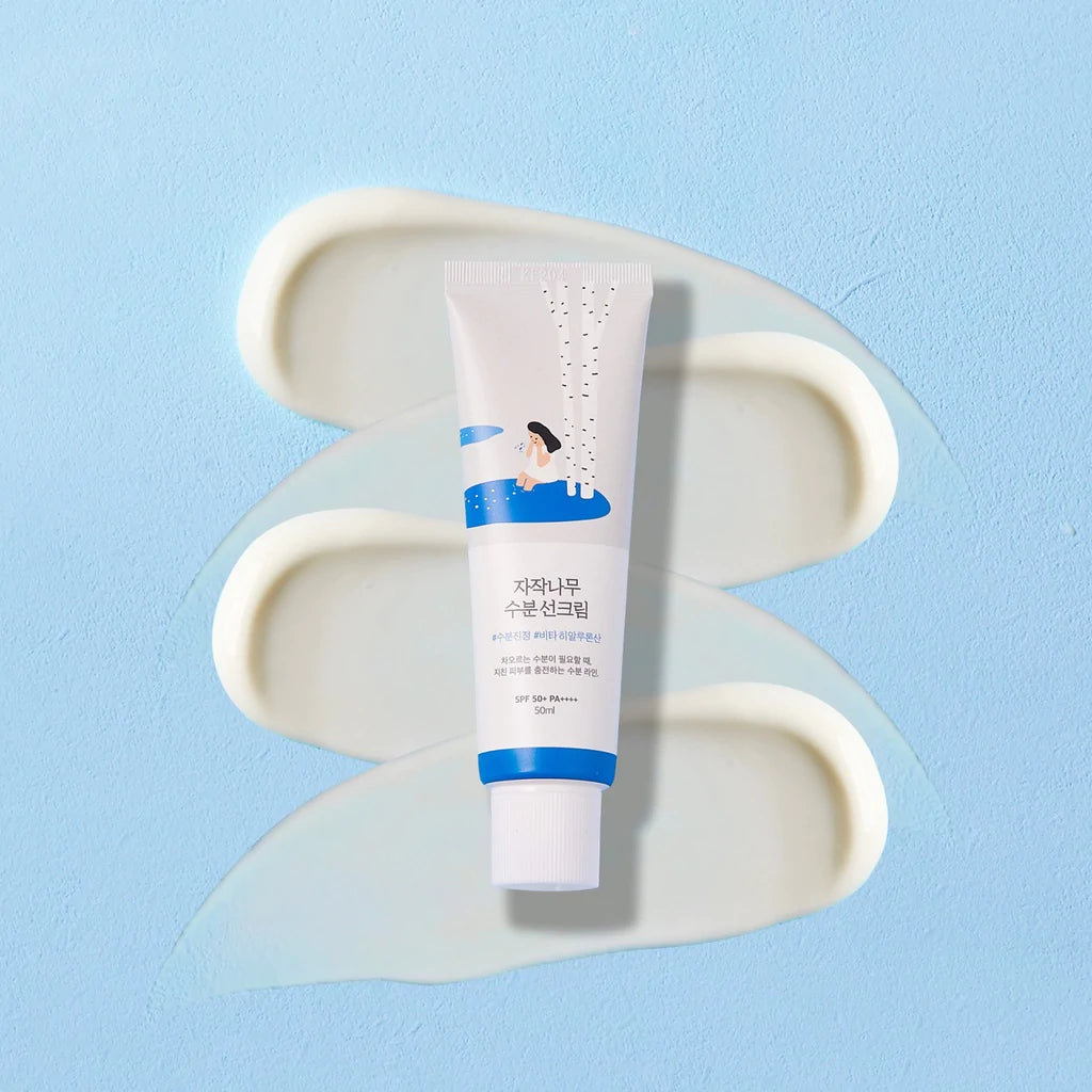 مستدير معمل عصير البتولا مرطب واقي شمسي SPF50 | Sunscreen مستدير معمل عصير البتولا مرطب واقي شمسي SPF50 | Sunscreen