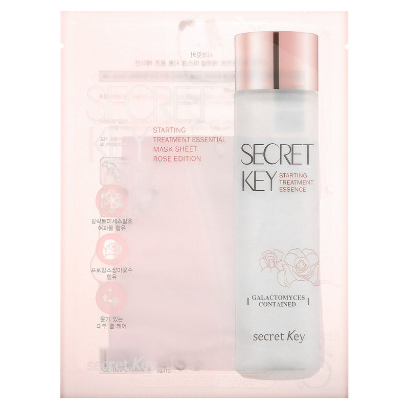 Secret Key Starting Treatment Essential Mask Sheet Rose Edition 1pc