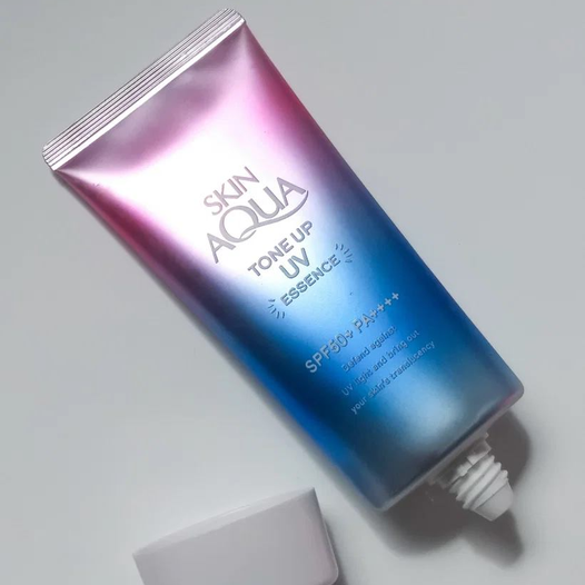 Rohto Mentholatum Skin Aqua Tone Up UV Essence SPF 50+ PA++++ 80g
