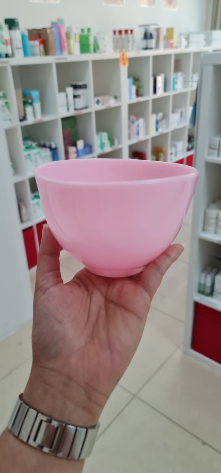 Anskin Rubber Bowl Medium (Pink) 500cc